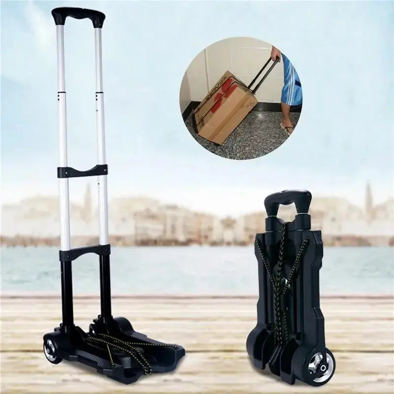 Portable folding luggage cart store