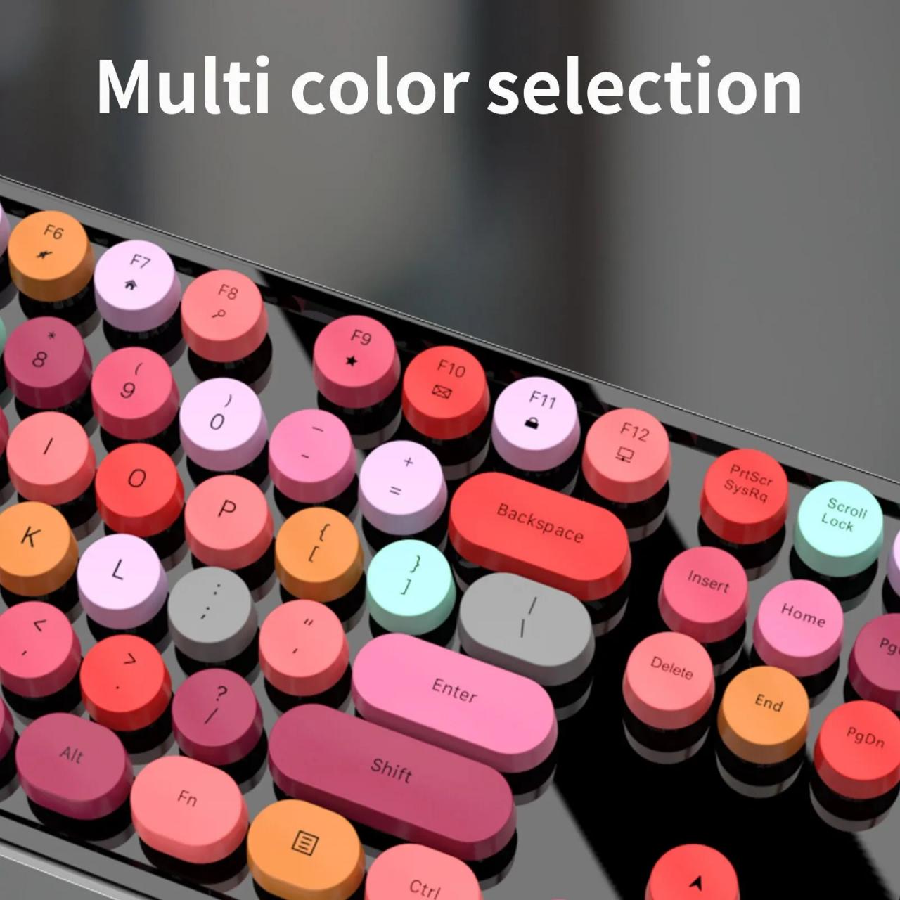 Colorful Wireless Keyboard And Mouse Combo Set on Luulla