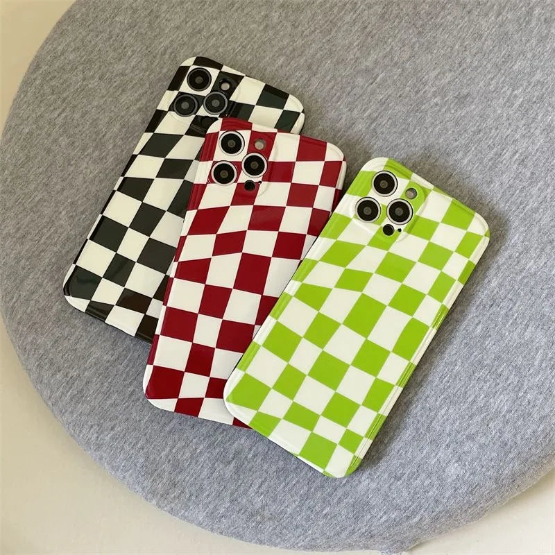 Checkerboard Pattern Phone Cases For Iphone Models on Luulla