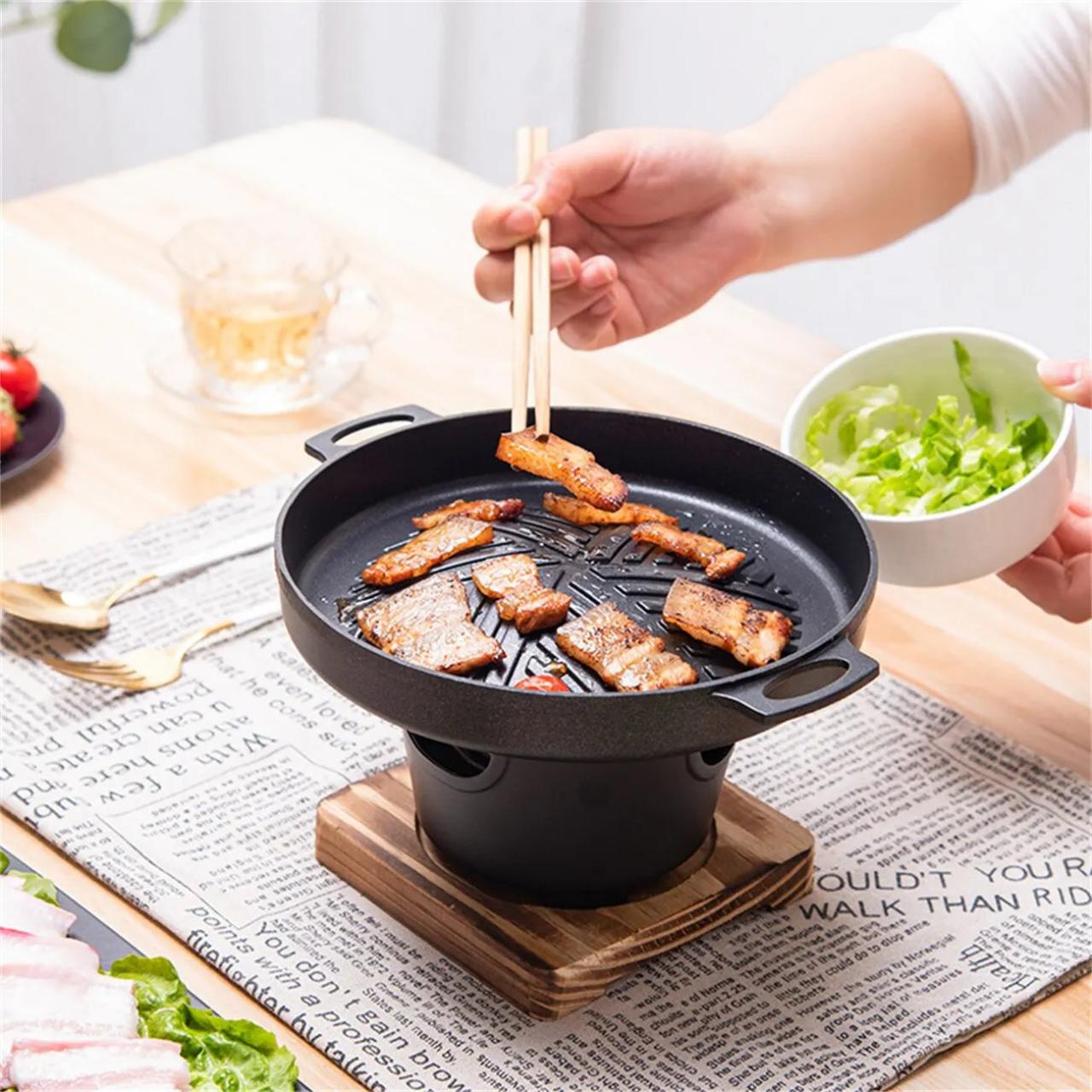 Korean bbq grill pan clearance