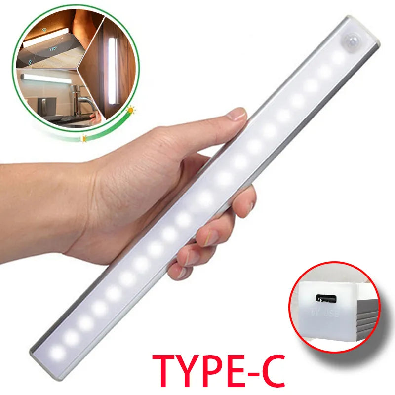 Usb Rechargeable Motion Sensor Led Light Strip on Luulla