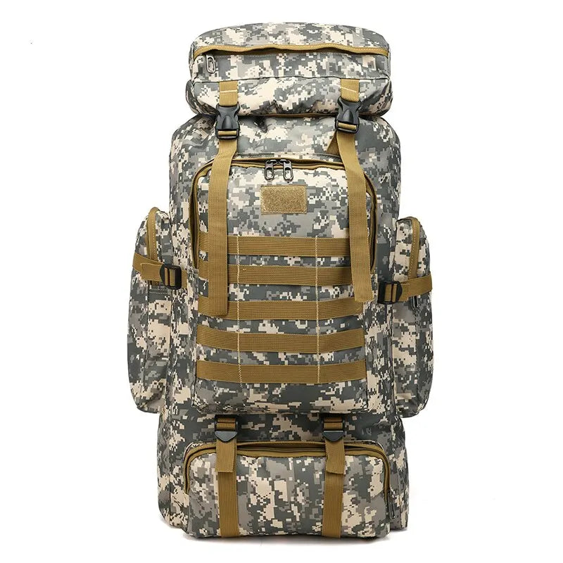 Tactical Military Camouflage Hiking Backpack With Multiple Pockets on Luulla