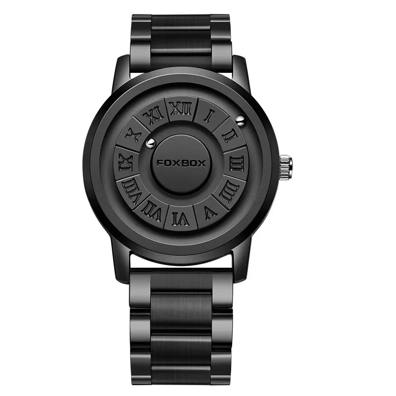 【ネット限定】 Numeral Roman Steel Stainless All-black Mens Watch Luulla on その他
