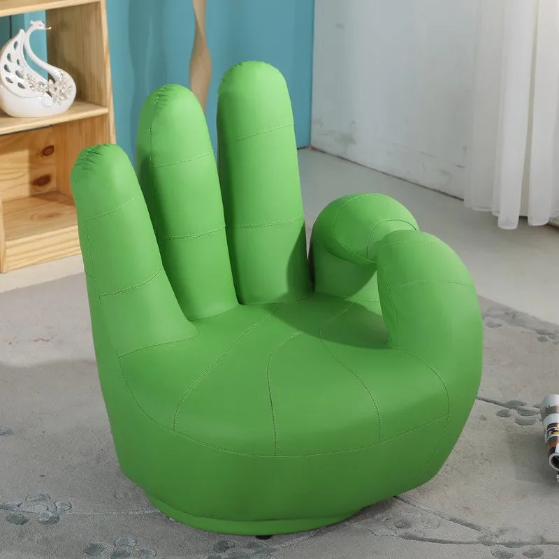 Green Hand shaped Chair For Kids Room Decor on Luulla