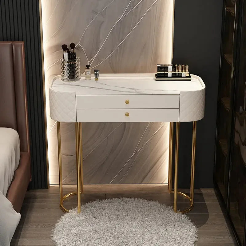 Dressing table gold legs sale