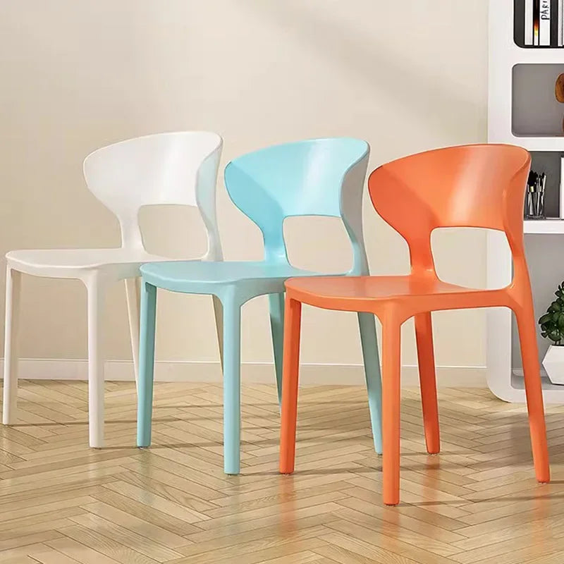 Modern Stackable Plastic Chairs For Home Office on Luulla