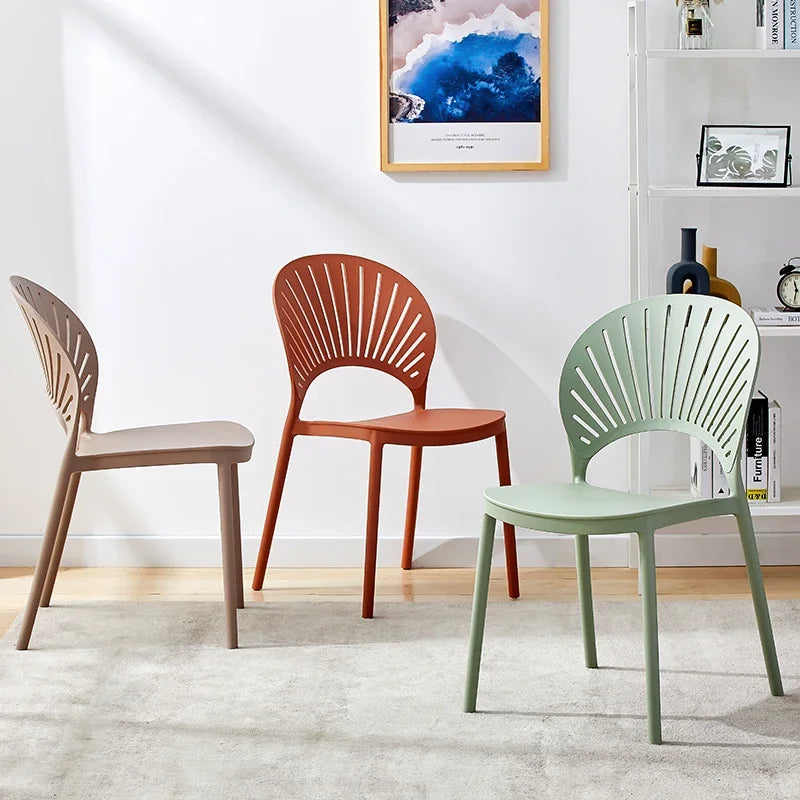 Modern Stackable Indoor outdoor Designer Plastic Chairs
