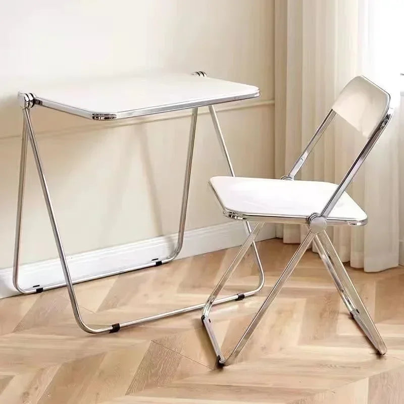 Compact Folding Desk And Chair Set Duo