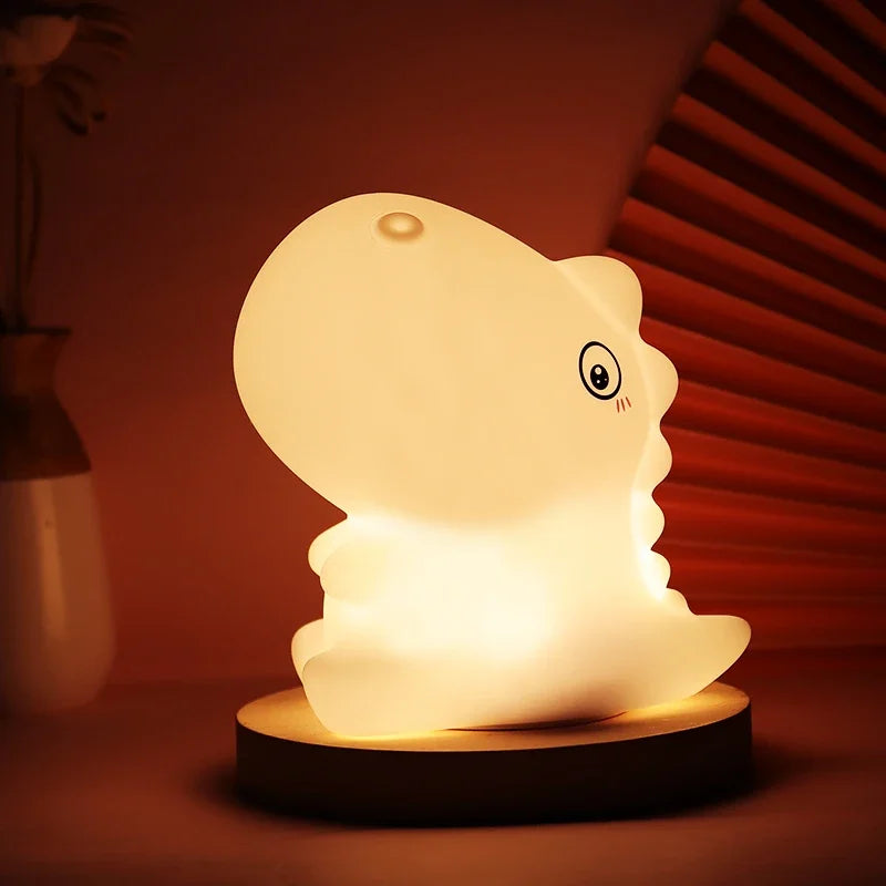 Silicone night light dinosaur on sale