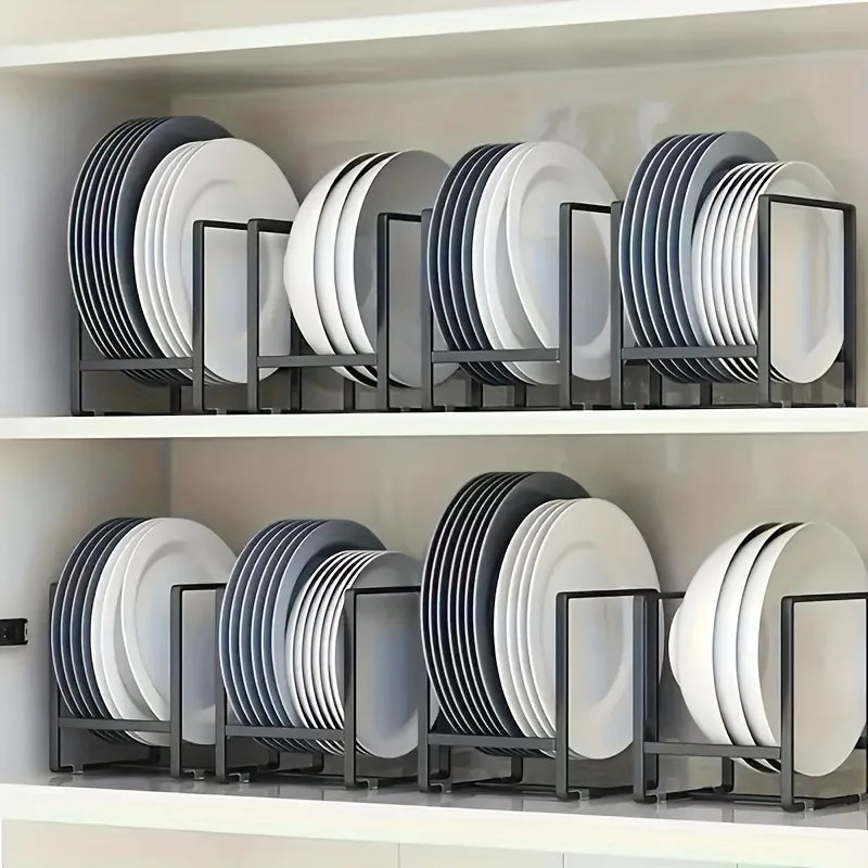 Modern Space saving Black Metal Plate Organizer on Luulla