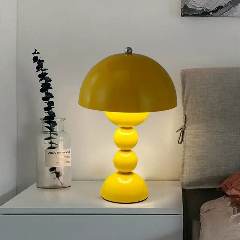 Retro Yellow Dome Lamp With Spherical on Luulla