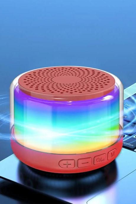 Portable Led Bluetooth Speaker With Colorful Light Show