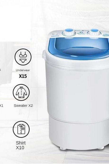 Portable Mini Washing Machine Compact Counter Top Washer
