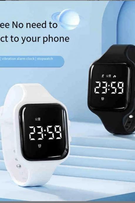 Digital 3d Pedometer Watch With Vibration Alarm And Stopwatch
