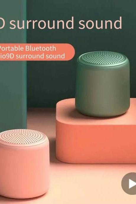 Compact 9d Surround Sound Portable Bluetooth Speaker