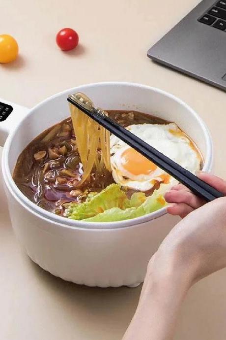 Electric Heated Ramen Noodle Soup Bowl With Lid