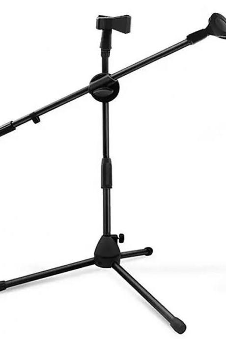 Adjustable Tripod Microphone Stand With Boom Arm