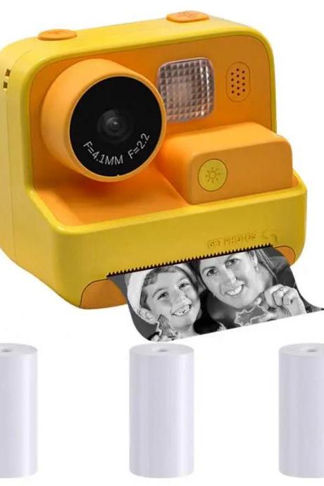 Instant Print Digital Camera With Flash Paper Rolls
