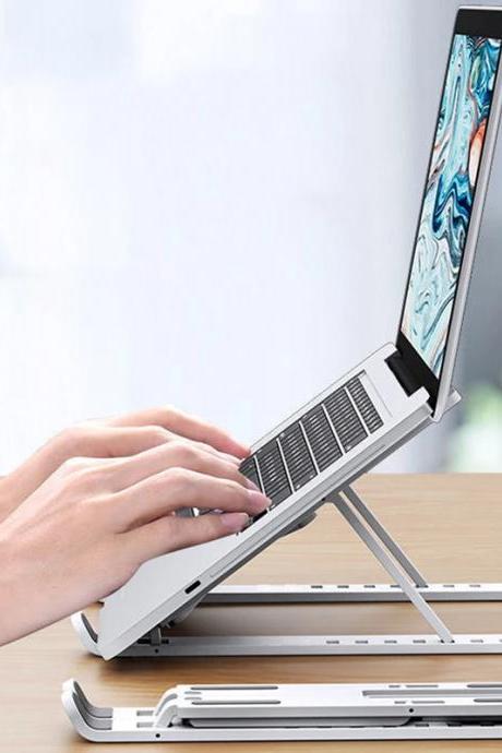 Portable Aluminum Laptop Stand With Adjustable Height