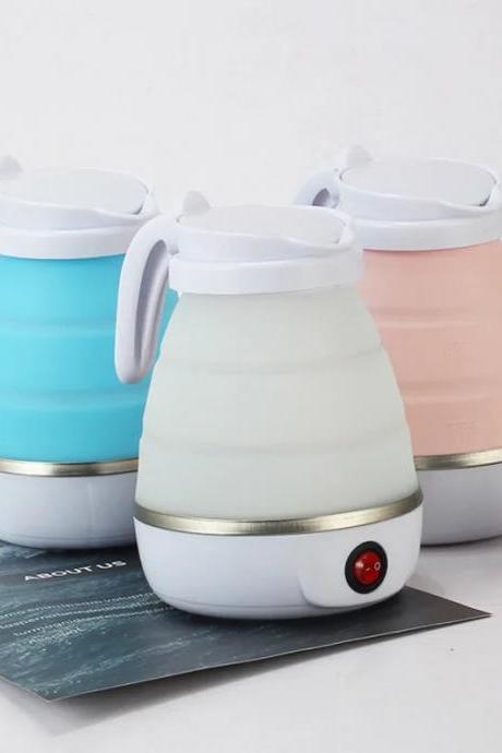 Portable Silicone Electric Kettle With Collapsible Design