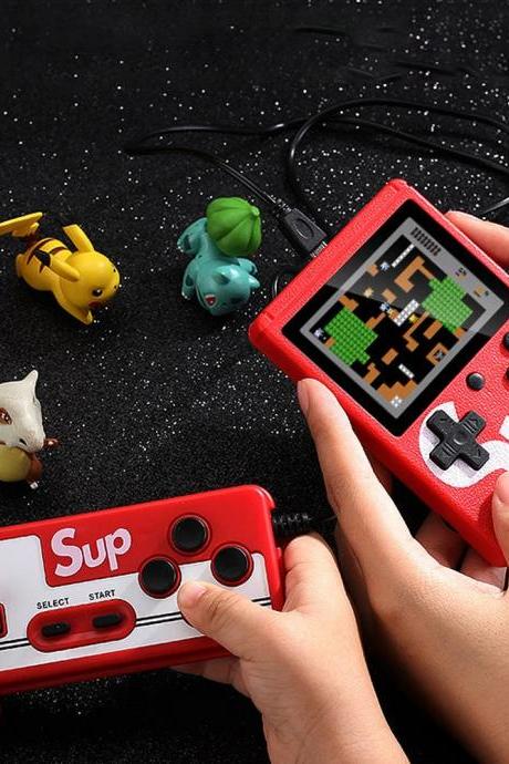 Portable Retro Gaming Console With Classic Game Preloaded