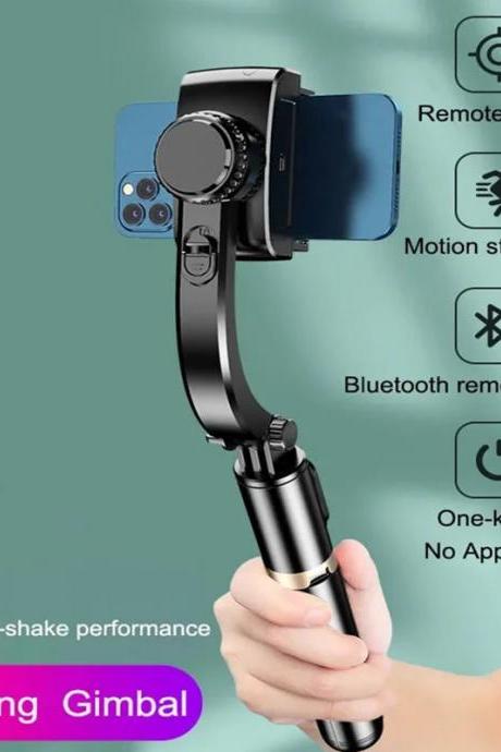Portable Folding Smartphone Gimbal With Bluetooth Remote Control