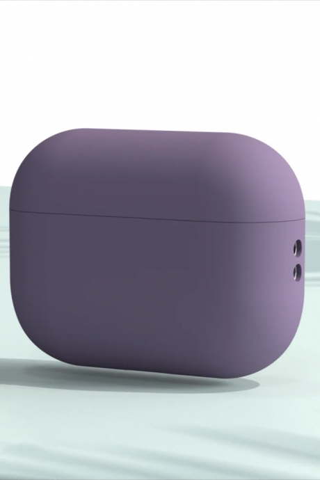 Compact Purple Wireless Earbuds Charging Case Accessory