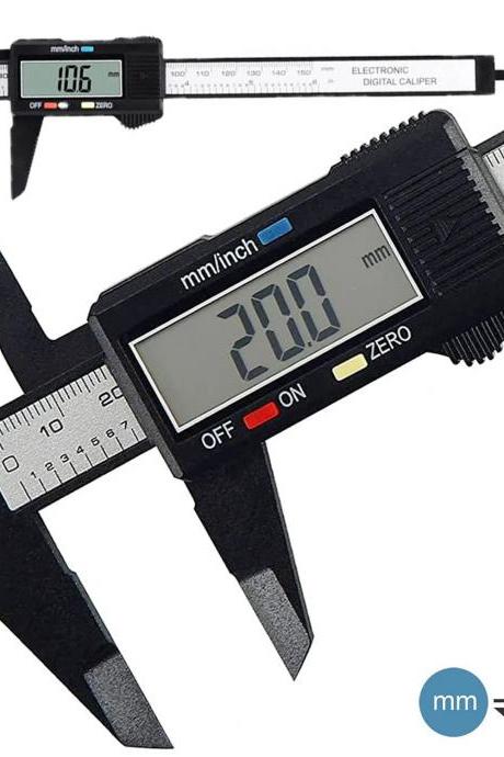 Digital Electronic Caliper Tool With Lcd Screen End-to-end Measurement