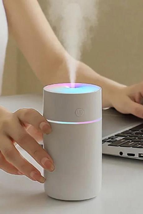 Portable Usb Mini Humidifier With Ambient Led Light