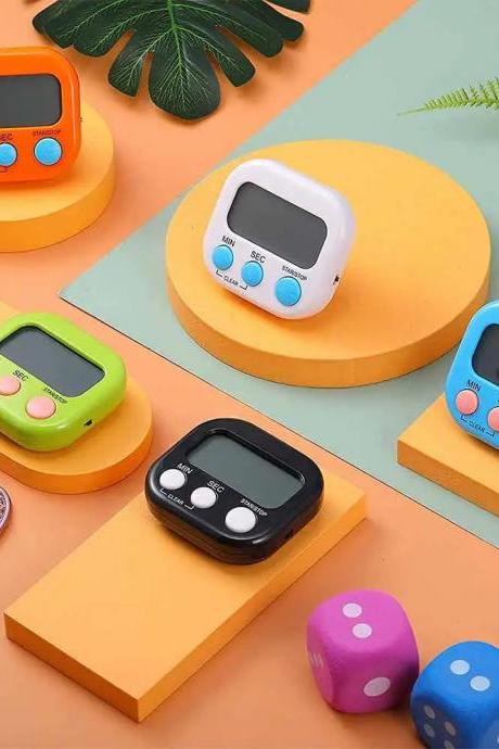 Colorful Mini Digital Kitchen Timers With Magnetic Back