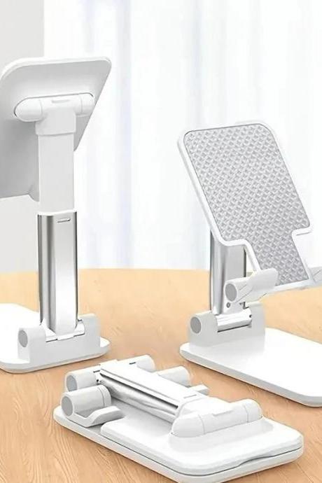 Adjustable Aluminum Tablet Stand For Desk, Portable Design