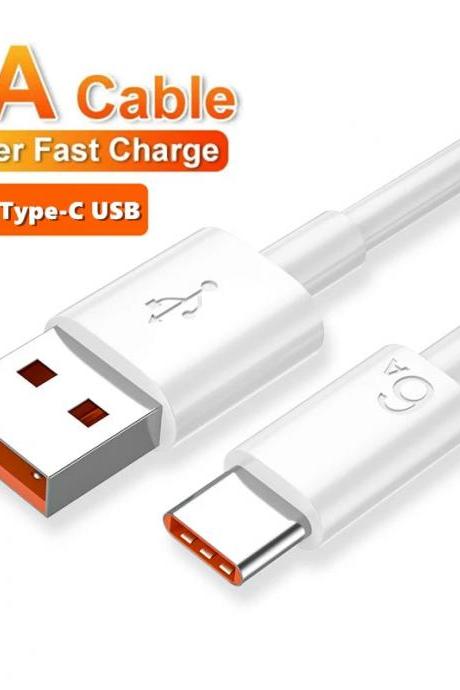 6a Super Fast Charge 66w Type-c Usb Cable