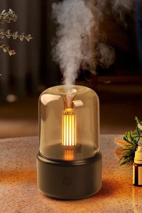 Modern Led Aromatherapy Diffuser With Essential Oils Set