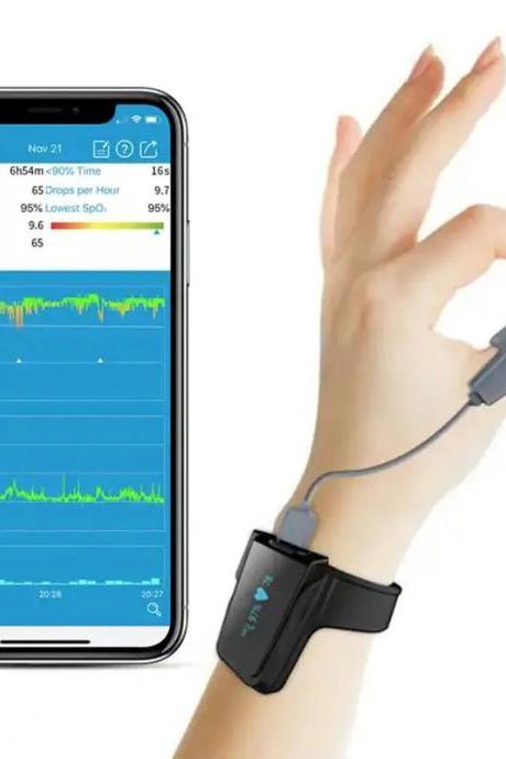 Wearable Bluetooth Sleep Monitoring Tracker With Mobile App