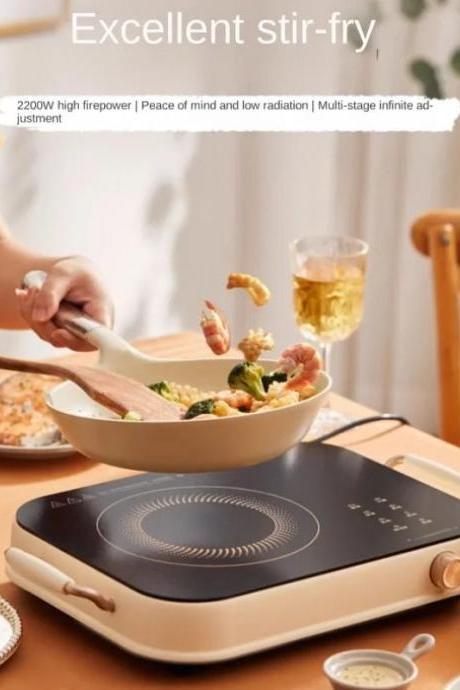 2200w Portable Induction Cooktop With Multi-stage Adjustment