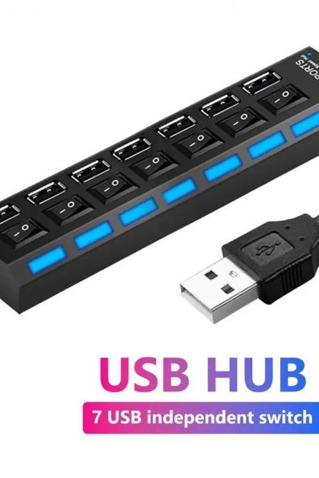 7-port Usb Hub With Independent Power Switches