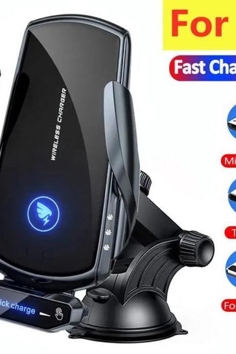 Universal Fast Charging Wireless Charger Car Mount