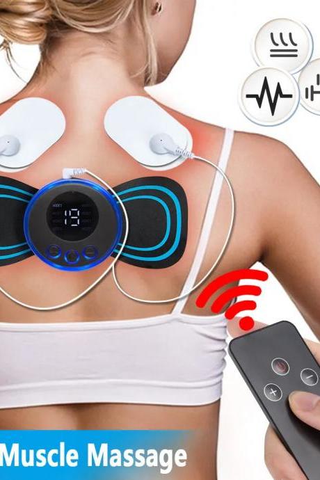 Remote Control Neck Shoulder Wireless Massage Pad