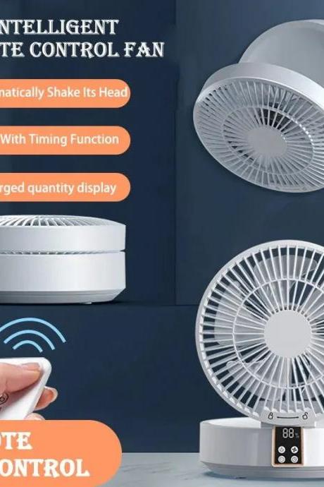 Intelligent Oscillating Fan With Remote And Timer Function