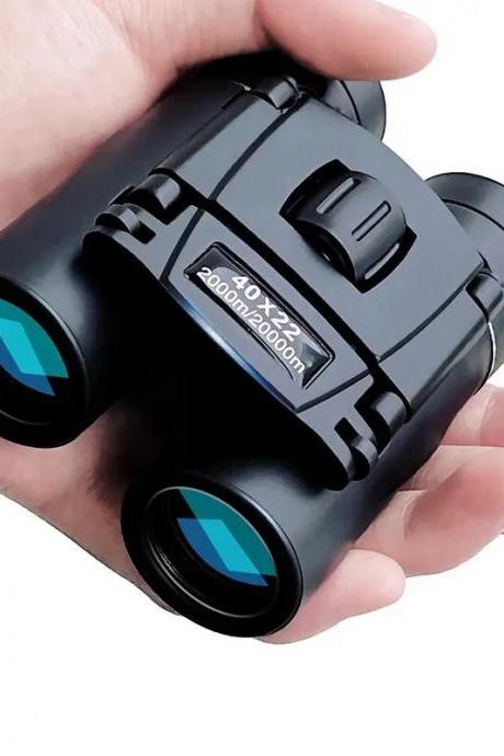 Compact High-power Binoculars 40x22 Hd, Portable, Waterproof
