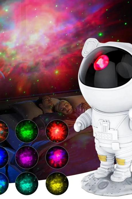Astronaut Star Projector Night Light With Remote Control