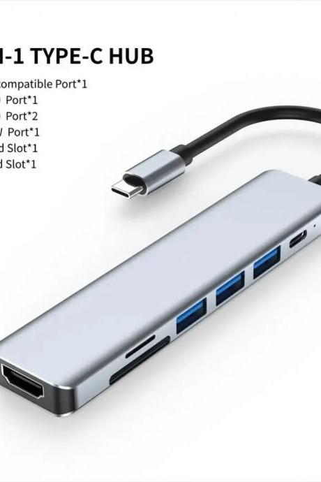 7-in-1 Usb-c Hub With Hdmi, Sd And Tf Card Slots