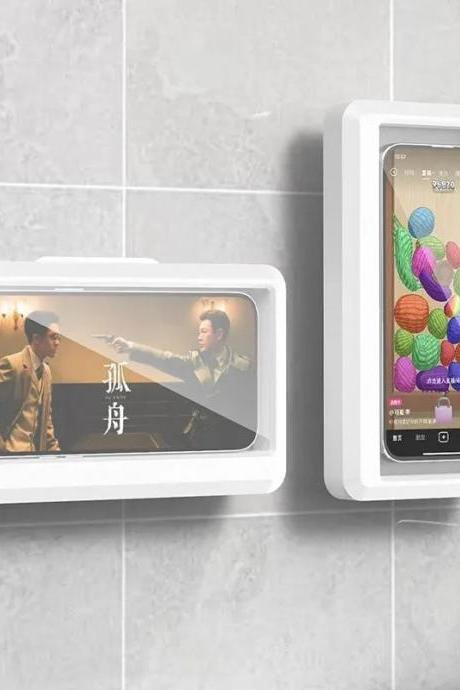 Waterproof Wall-mounted Smartphone Holder For Bathroom
