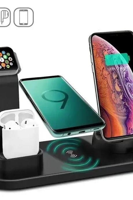 3-in-1 Wireless Charging Station For Phone, Watch, Earbuds