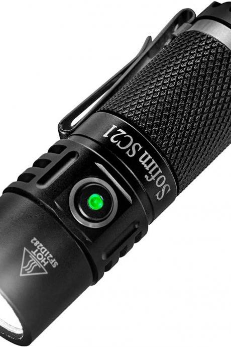 High-intensity Led Tactical Flashlight, Rechargeable, Waterproof
