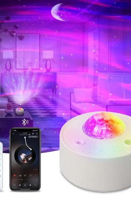 Led Galaxy Projector Night Light With Remote Control