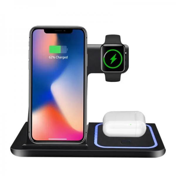 3-in-1 Wireless Charging Station for Phone, Watch, Earbuds