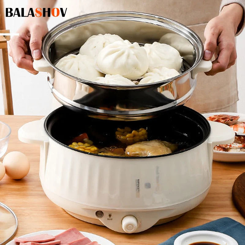 Multi-tier Electric Food Steamer And Stew Pot Set on Luulla