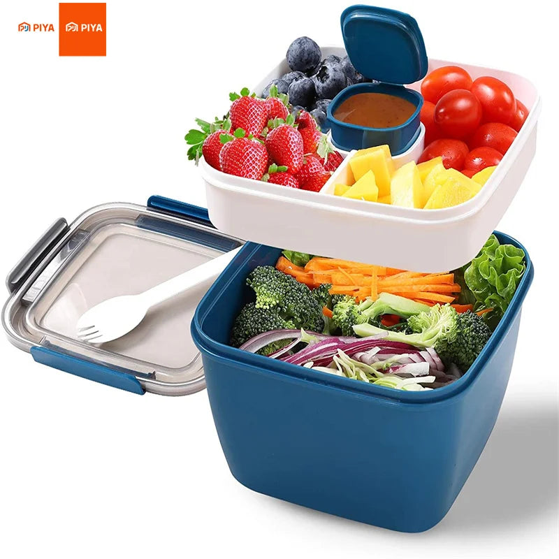 Leakproof Multi-compartment Bento Lunch Box Container on Luulla