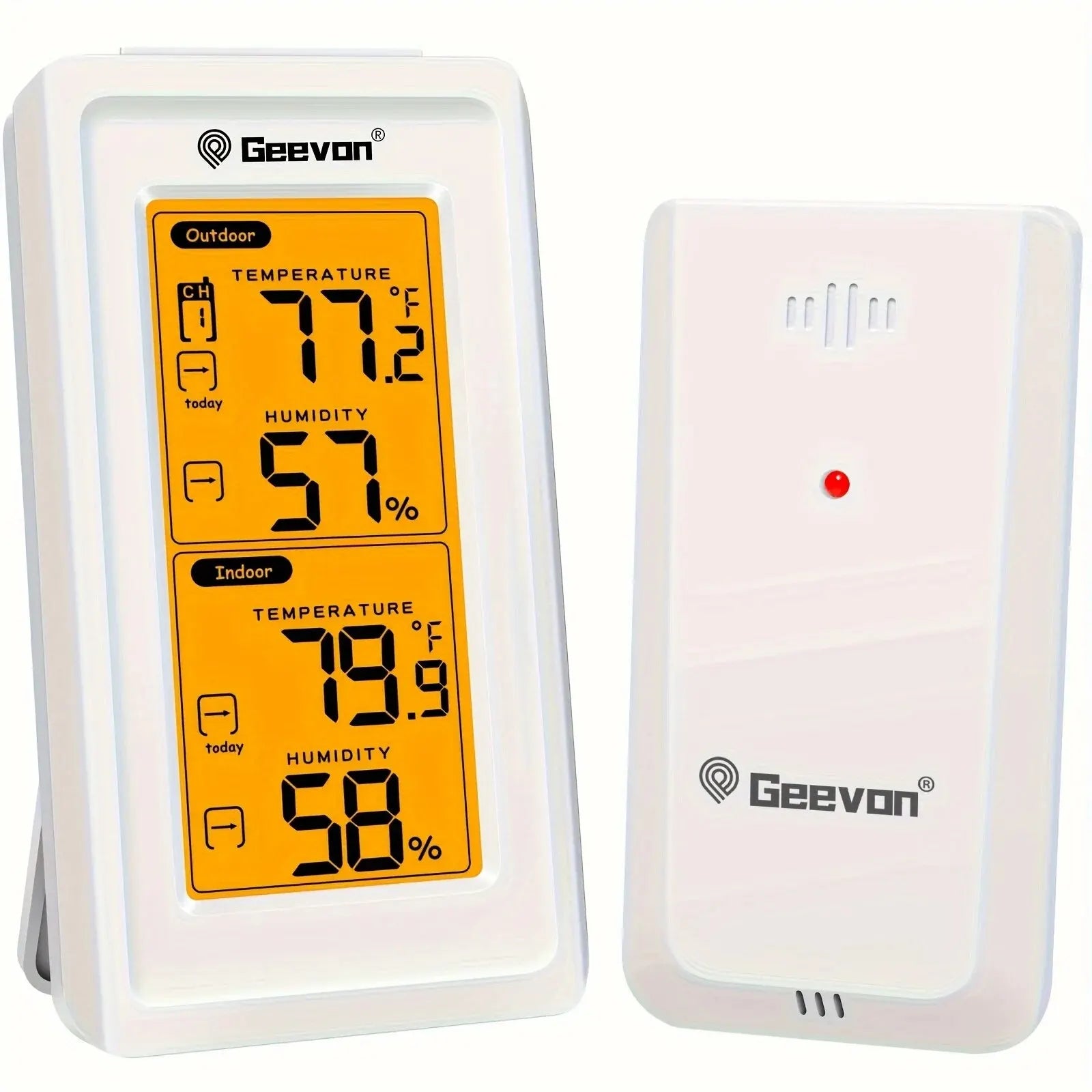 Wireless Indoor Outdoor Thermometer With Humidity Display on Luulla